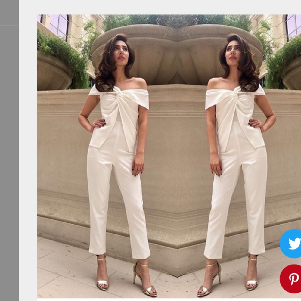 Lavish Alice Asymmetric shoulder jumpsuit - Picture 4 of 4